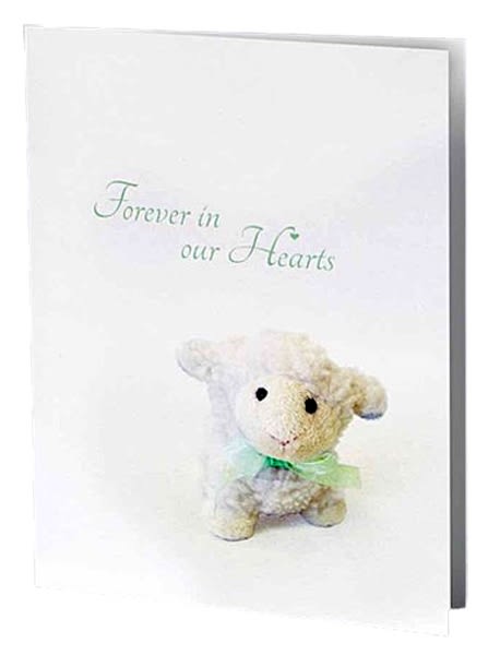 Forever in our hearts childrens service folder used in funeral service operations, from lynch supply 