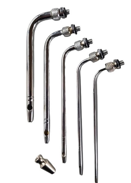 Slaughter arterial tubes-4" curved with slotted ends used in funeral service operations, from lynch supply 
