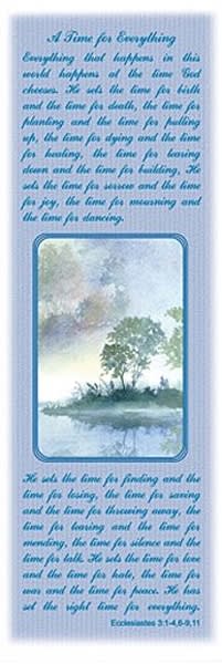 Morning mist bookmarks used in funeral service operations, from lynch supply 