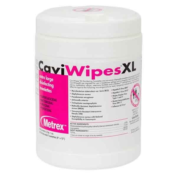 caviwipes xl surface disinfectant wipes
