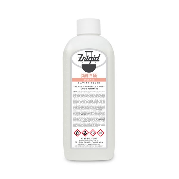 Frigid cavity 55 cavity fluid -8 index used in funeral service operations, from lynch supply 