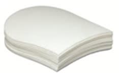 Absorbent cranial caps used in funeral service operations, from lynch supply 