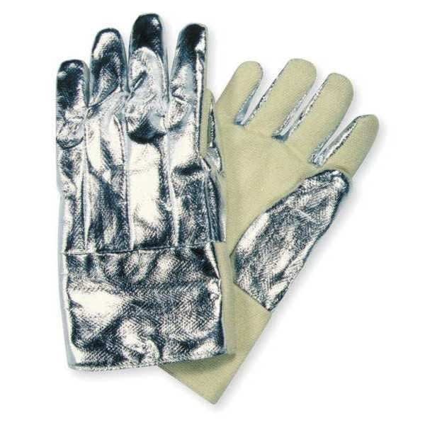 Heat reflective aluminized crematory gloves cremation supplies and equipment product