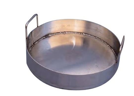 Cremation pan-small 20" diameter stainless steel cremation supplies and equipment product