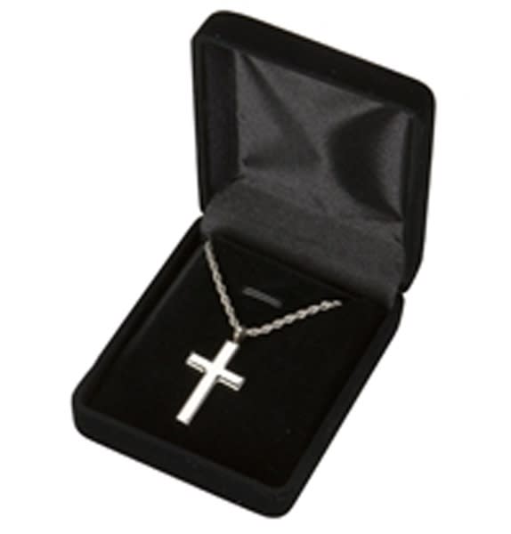 Pendant collection silver stainless steel cross cremation supplies and equipment product