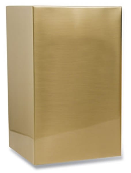 Sheet bronze adult urn-medium cremation supplies and equipment product