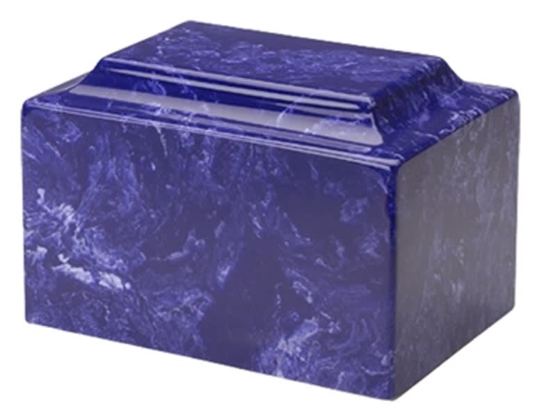 Mackenzie classic marble keepsake urn-cobalt cremation supplies and equipment product