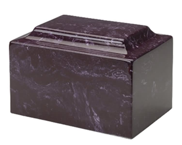 Mackenzie classic marble keepsake urn-merlot cremation supplies and equipment product