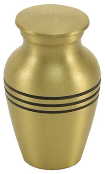 Classic bronze cremation keepsake urn cremation supplies and equipment product