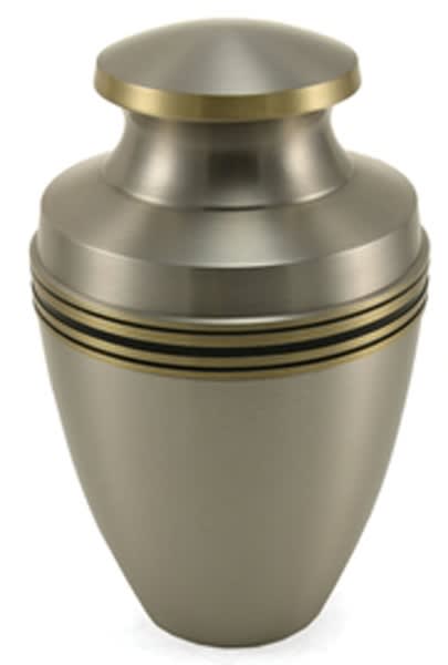 Grecian pewter cremation urn cremation supplies and equipment product
