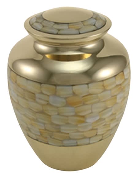Elite mother of pearl cremation urn cremation supplies and equipment product