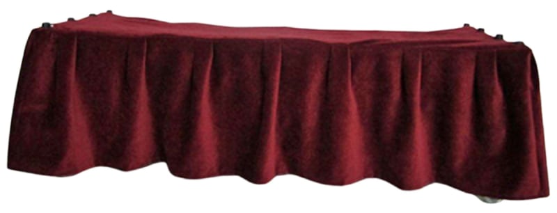 Slip over church truck drapes for ferno model 87 church trucks used in funeral service operations, from lynch supply