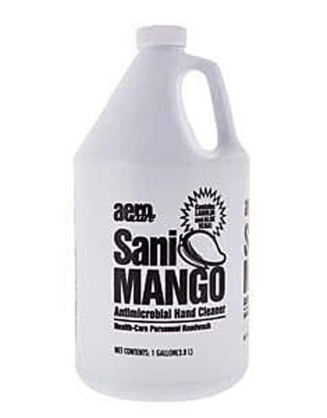 Antibacterial soap used in funeral service operations, from lynch supply
