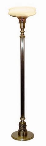 Torchiere lamps used in funeral service operations, from lynch supply 