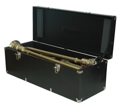 carrying  case for telescopic lamps
holds one pair of lamps.
33" x 12 1/2" x 11 1/2" chapel