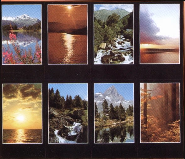 Prayer cards by cromo creation series micro perforated used in funeral service operations, from lynch supply 