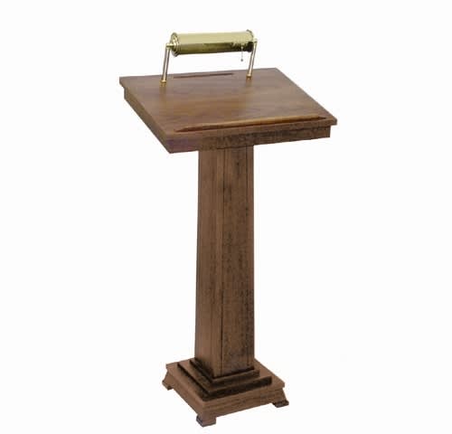 Grand rapids lectern used in funeral service operations, from lynch supply 