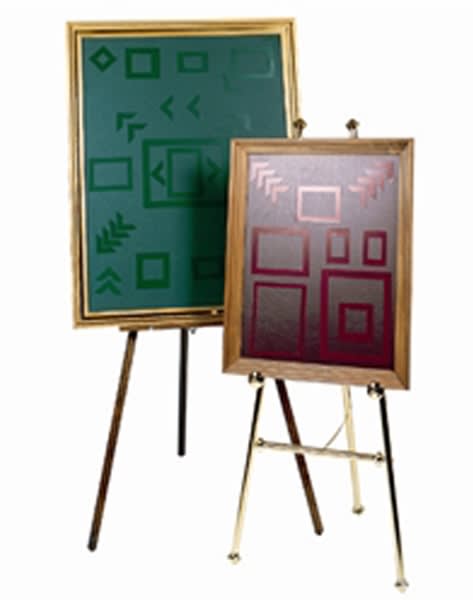 Celebration of life magnetic display board with easel-small used in funeral service operations, from lynch supply 