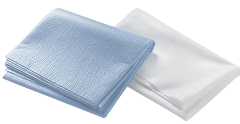Disposable stretcher sheets-embossed liquid resistant used in funeral service operations, from lynch supply