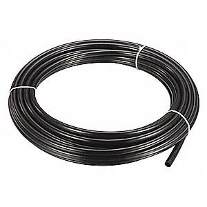 Tubing -black high pressure injection used in funeral service operations, from lynch supply 