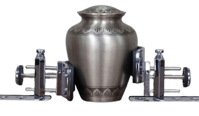 Cremation urn holder kit for hearses cremation supplies and equipment product