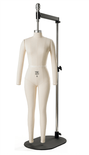Half Scale Professional female full body dress form on adjustable stand - The Signature Collection by Mannequins Express