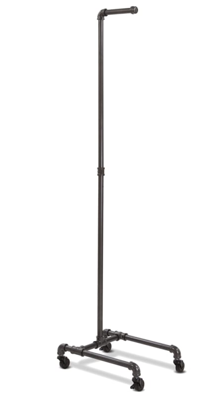 4 leg costumer rack anthracite grey pipe collection retail display mannequins express