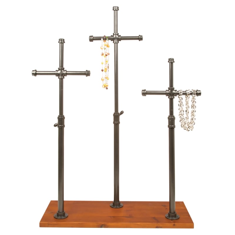 triple accessory merchandiser pipe collection countertop display mannequins express triple accessory merchandiser pipe collection countertop display mannequins express