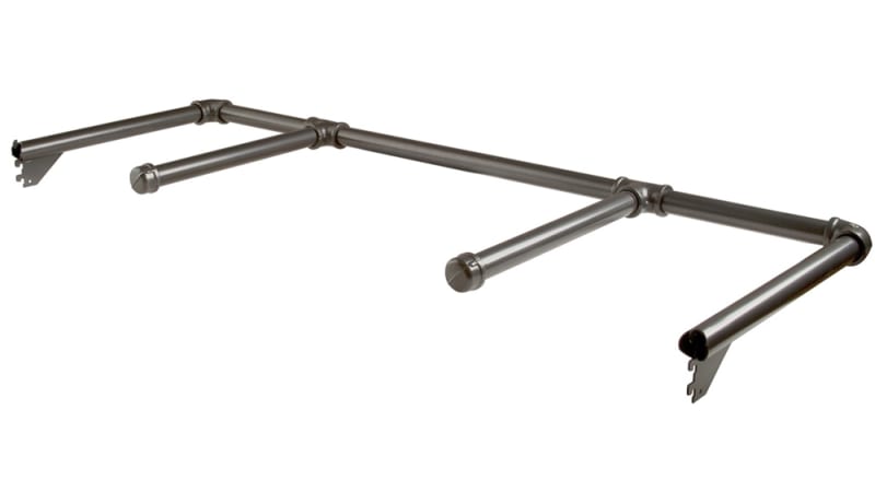 48 inch hangbar with 12 inch faceouts anthracite grey pipe collection retail display mannequins express 48 inch hangbar with 12 inch faceouts anthracite grey pipe collection retail display mannequins express