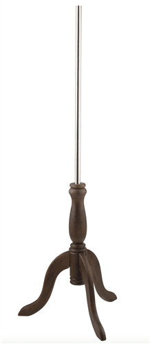 Cherry Wood Tripod Base for Dress Forms & Mannequins - Fits 3/4" Flange