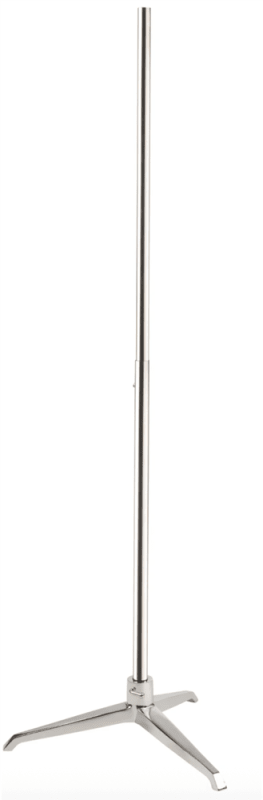 Chrome Metal Tripod Base for Dress Forms & Mannequins - Fits 3/4" Flange