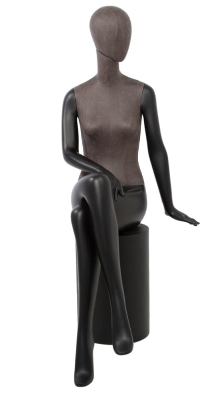 seated female mannequin black retail display mannequins express seated female mannequin black retail display mannequins express
