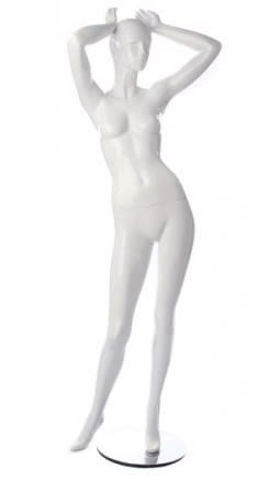 white retro female mannequin retail display mannequins express