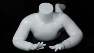 glossy white crawling toddler mannequin headless retail display mannequins express