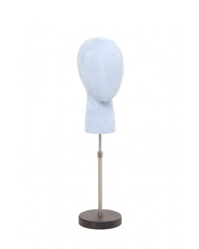 light blue egghead form adjustable base retail display mannequins express