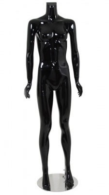 glossy black female mannequin pose 4 headless changeable heads retail display mannequins express glossy black female mannequin pose 4 headless changeable heads retail display mannequins express