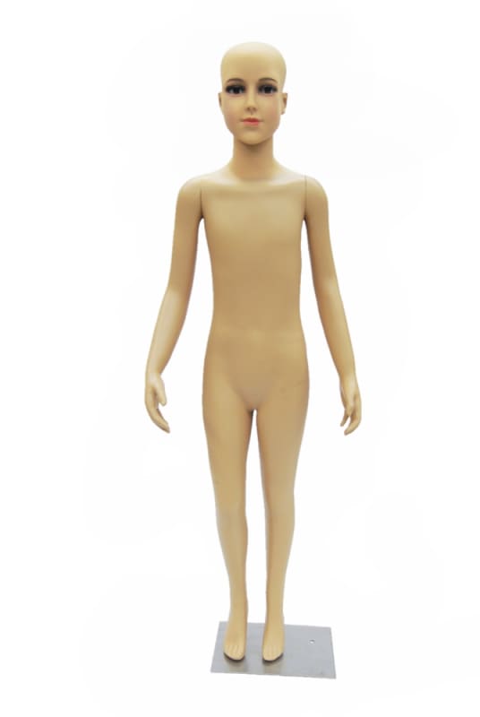 Unbreakable Standing Child Mannequin with Turnable and Removable Head