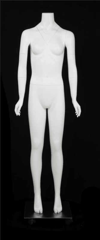Ghost Matte White Female Mannequin