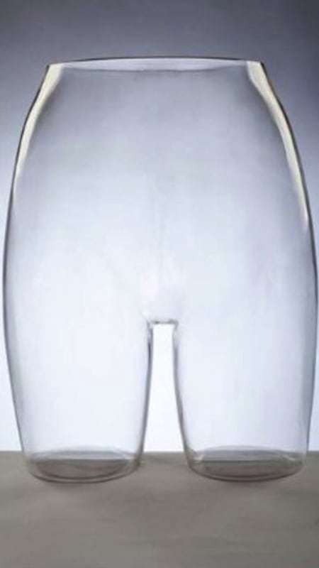 Clear Female Butt Form Unbreakable