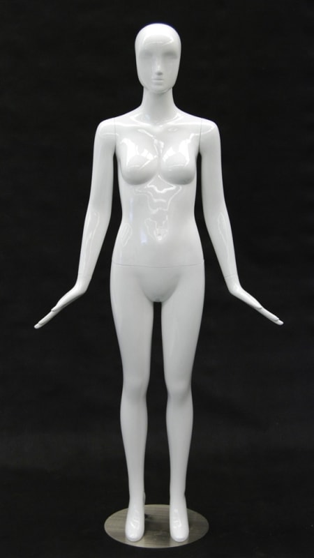 Petite Female Mannequin in White