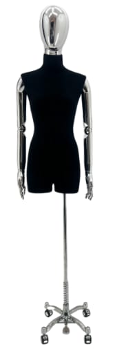 Female Body From - Silver Adjustable Arms