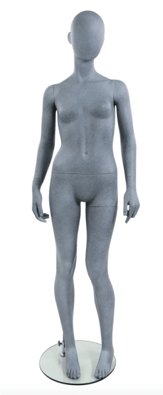 slate gray pre teen female mannequin retail display mannequins express