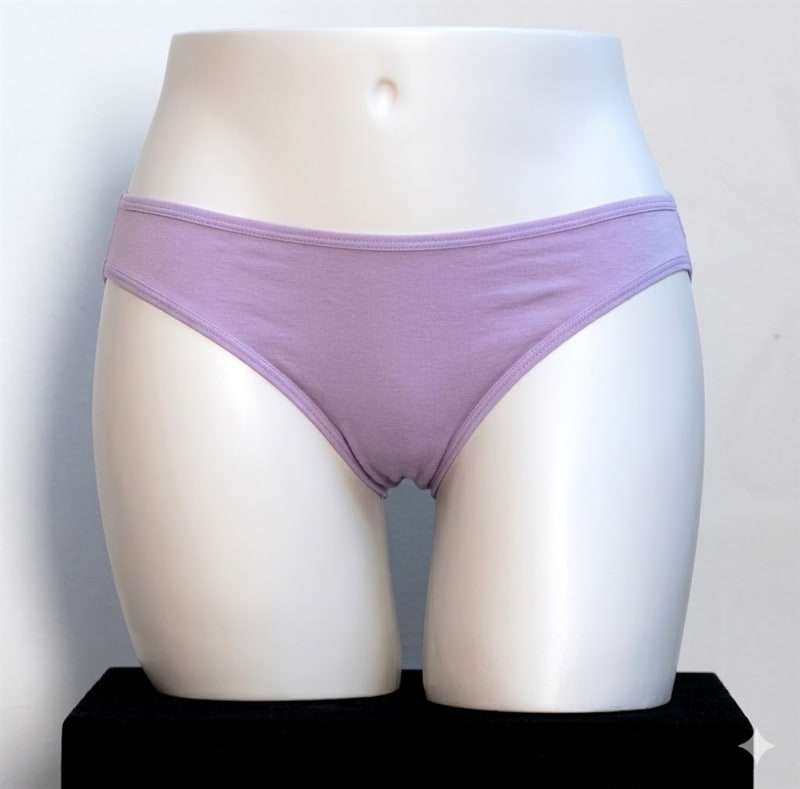 high end female underwear form mannequin matte white