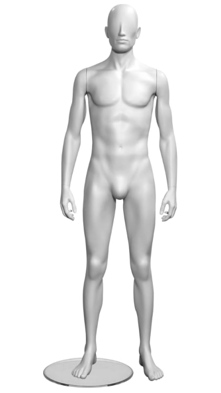 abstract male mannequin arms at sides mannequins express