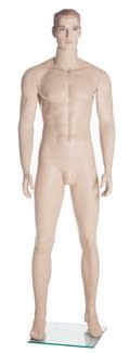 Flesh Tone Realistic Male Mannequin