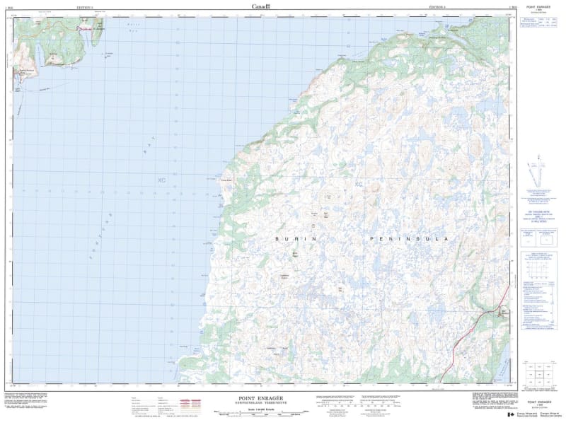 001M06 - POINT ENRAGEE - Topographic Map