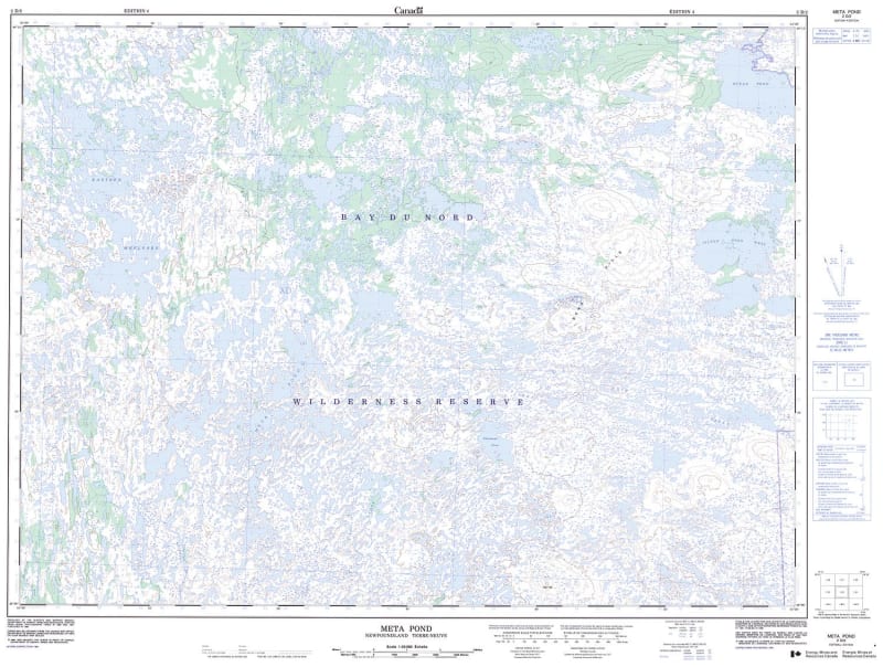 002D02 - META POND - Topographic Map