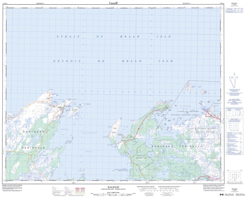 002M12 - RALEIGH - Topographic Map
