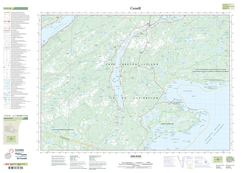 011F16 - MIRA RIVER - Topographic Map