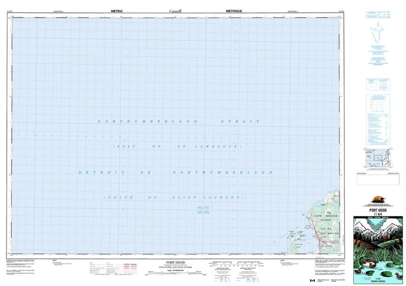 011K04 - PORT HOOD - Topographic Map